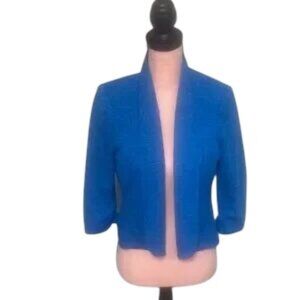 Royal Blue Open-Front Shrug / Bolero